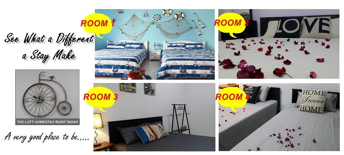 Contatti di The Loft Guesthouse Bukit Indah Jb
